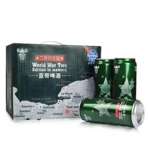 蓝带啤酒 军罐11度500ML*12整箱 69元(日常88+)