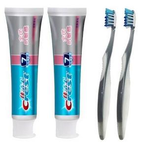 Crest 佳洁士 健康专家 抗敏感牙膏140g×2+全优7效牙刷×2  29.9元(可59-15)