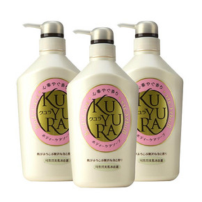 华北站：资生堂可悠然 沐浴露欣怡幽香550ml*3瓶 约60元(119，199-100)