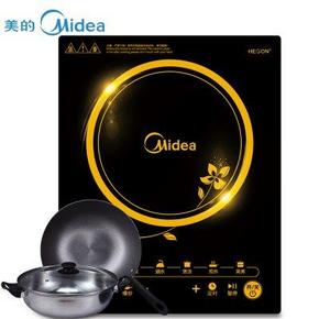 手机端：美的（Midea）KT2110 触控式电磁炉（赠汤锅+炒锅）169元