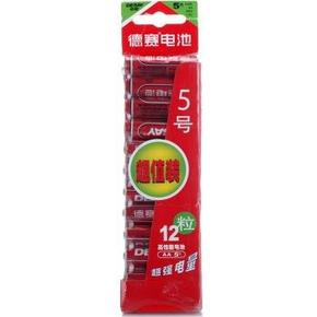 DESAY 德赛 5号碳性无汞电池12粒装 3.9元