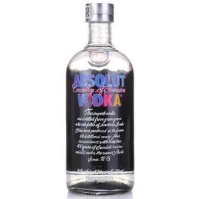 Absolut Vodka 绝对伏特加 安迪沃霍尔 限量版伏特加酒 700ml 85元(112-20-7)