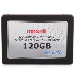 麦克赛尔 N5000系列 120G 2.5英寸 SATA-3固态硬盘 249元包邮