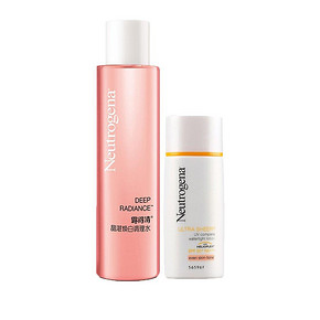 露得清 轻透亮颜防晒隔离液30ml+晶湛焕白调理水150ml 43.7元(62.4，2件7折)