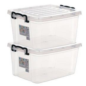 微信端：Citylong 禧天龙 塑料收纳箱  21Lx4个 69.9元