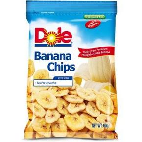 手机端：菲律宾进口 Dole 都乐 香蕉脆片 60g 1元