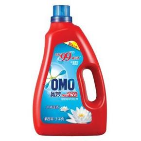 手机端：奥妙 净蓝全效水清莲香深层洁净洗衣液3kg 24.9元(49.9，199-100)