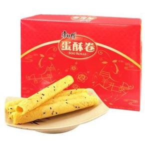 康师傅 蛋酥卷礼盒 香浓奶油口味432g 12元(24，199-100)