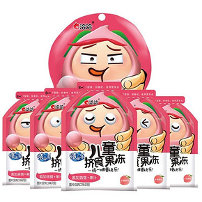 手慢无# 洽洽 儿童挤食果冻 水蜜桃味20gx6个 1元