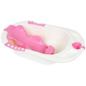 手慢无# babyhood 婴儿爱心浴盆 BH-303 粉色 29元包邮(日常86)