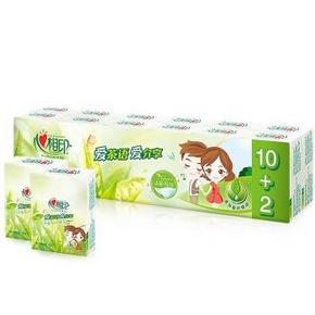 微信端：心相印 茶语系列 手帕纸 4层纸巾X12包 1.9元(不限购)