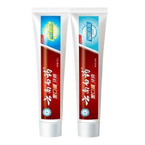 云南白药 金口健牙膏 益优清新 冰柠薄荷105g+激爽薄荷105g 19.9元包邮