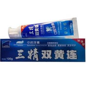 三精（Sanchine）双黄连加强型中药 牙膏120g 5元(可199-100)
