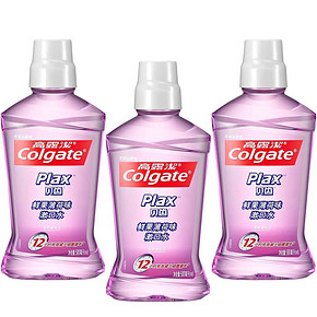 Colgate 高露洁 贝齿鲜果薄荷漱口水500mlx3瓶 45元