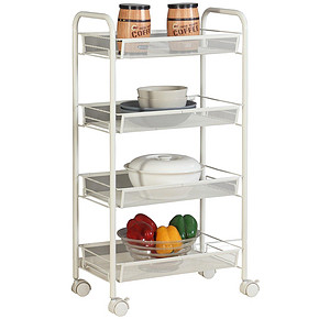 心家宜 碳钢四层置物架 厨卫收纳架 79元包邮