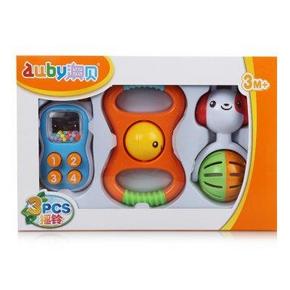 部分地区：AUBY 澳贝 摇铃系列 3只盒装摇铃 9元