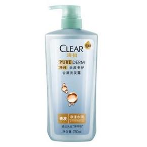 手机端：CLEAR 清扬 净纯头皮专护 去屑发露750ml+凑单品 44.8元(2件7折)