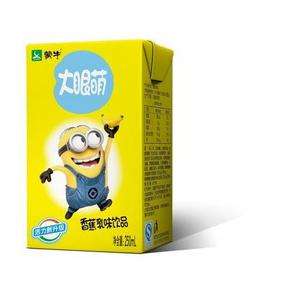 华南：蒙牛 大眼萌快乐香蕉乳味饮品250mlx16盒 18元(24，2件75折)