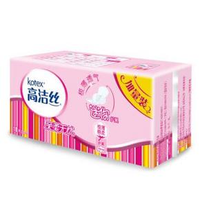 高洁丝 亲柔无忧 极薄棉柔迷你护翼卫生巾190mm 18片 1元(限1件)