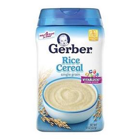 Gerber 嘉宝 高铁纯大米1段米粉227g 25元(3罐包邮)