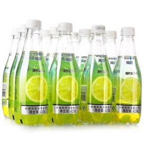 延中 清柠盐汽水 410mlx12瓶整箱 16.5元(33，买1赠1)