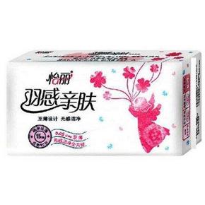 怡丽 卫生巾 棉柔护垫丝薄150无香(40片) 3.68元(可买10件)