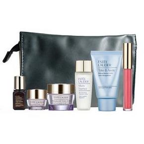 雅诗兰黛 青春抗皱滋润6件套+化妆包 184元(199-15)