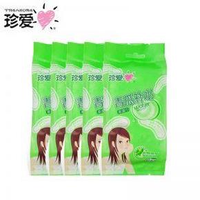珍爱 青瓜补水湿巾10片装*5袋  4.9元包邮