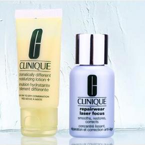 CLINIQUE 倩碧 卓越润肤露30ml+焕妍活力精华露 升级版15ml 45元