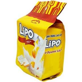 越南进口# lipo 利葡  奶油味面包干 200g 4.9元