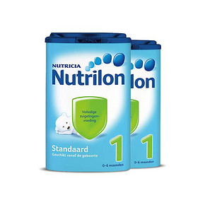 荷兰Nutrilon 牛栏 婴儿奶粉1段 850g*2罐 149元包邮(249-100券，74.5元/罐)
