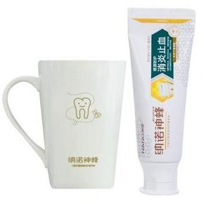 纳诺 神蜂消炎止血 牙膏105g+赠马克杯 9.9元(可59-15)
