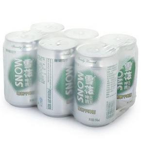 Snowbeer 雪花啤酒 干啤330mlx6听 10.9元(限购2件)