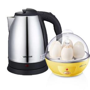 华北地区：奥克斯2L电水壶+小熊煮蛋器 38元