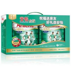 安怡(Anlene) 金装高钙低脂进口奶粉 升级版1600g 116元包邮