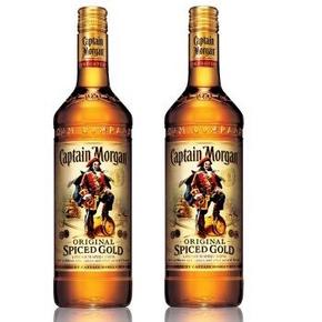 Captain Morgan 摩根船长 金朗姆酒 700ml*2瓶装 58元（折29/瓶）