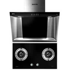 樱花（Sakura）88R712+88G302G 双炫风侧吸式 烟灶套餐 2999元(3499-500,可更低)