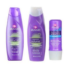 aussie 袋鼠 丰盈蓬松洗发水400ml+护发素400ml+奇迹发膜 236ml  89元包邮