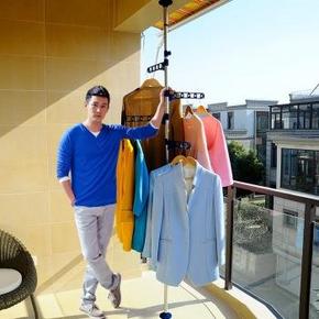 宝优妮 DQ-0777-Z 不锈钢可伸缩晾衣架 99元包邮