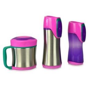 CONTIGO 康迪克 儿童不锈钢水杯/保温罐/水壶三件套 180元(359，买2免1)