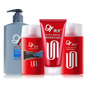 高夫 保湿润肤露125ml+爽肤水125ml+洁面乳50g+沐浴露400g 121元包邮(221-100)