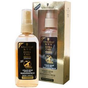 施华蔻 奢极黑金柔亮修护精华液100ml(修护/分叉/受损) 折33元(66，两件5折)