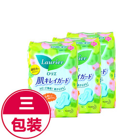 日本花王 LAURIER 清爽瞬吸卫生巾 日用20.5cmx22片x3包(海外版) 49元