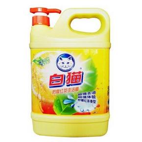 白猫 柠檬红茶洗洁精1500g 8.5元