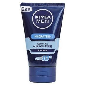 手机端：妮维雅NIVEA 男士水活多效洁面乳100g 9.9元