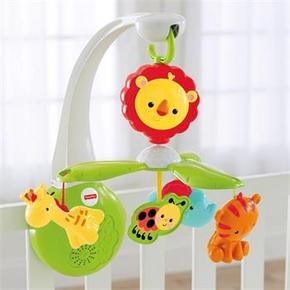 fisher-price 费雪 Y6599 缤纷动物豪华床铃 95.6元包邮(239，下单4折)