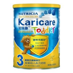 Karicare 可瑞康 金装幼儿配方奶粉 3段 900克+凑单品 99.9元(199.9-100)