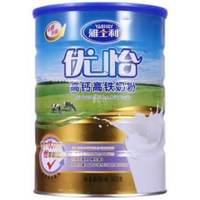 YASHILY 雅士利 优怡高钙高铁奶粉 900g 折44元(88，买1赠1)
