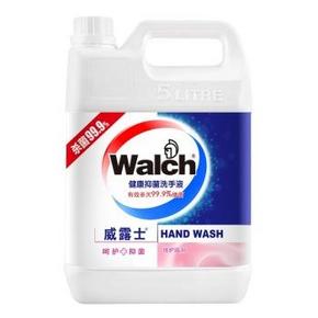 威露士(Walch) 健康抑菌洗手液5Lx3瓶+凑单品 108.6元(208.6-100)