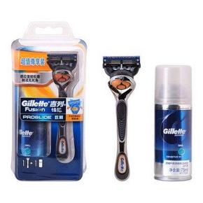 Gillette 吉列 锋隐致顺 1刀头+1刀架+送啫喱75ml 75元(125，下单6折)
